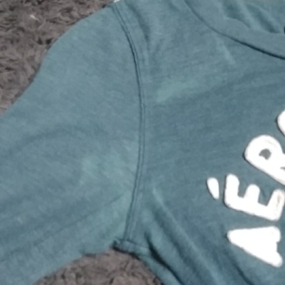 Aeropostale Hunter Green long sleeve shirt - Picture 5 of 11